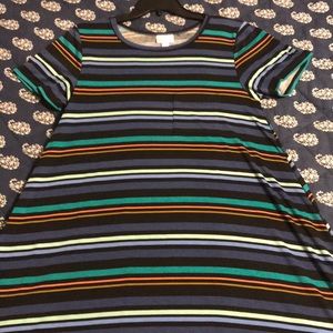 Striped LuLaRoe Carly